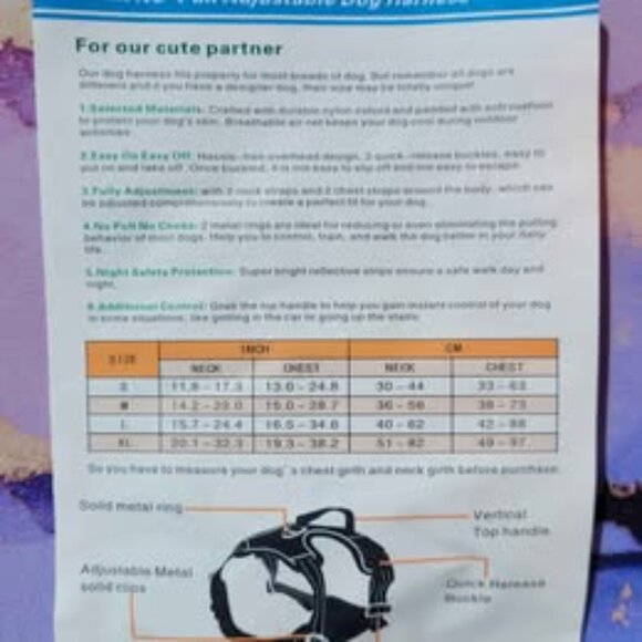 Funfox No Pull Pet Harness - Picture 5 of 5